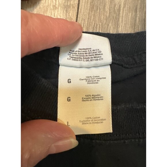 Rolling Stones Established 1962 Tee Fruit of the Loom Heavy Cotton Black L - Picture 5 of 6